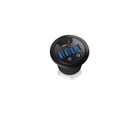 ICY BOX HUB USB 3.0 - 4x USB (audio, montaż do biurka) - 622645 - zdjęcie 6
